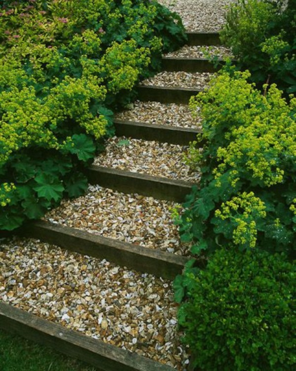 Cool Garden Stair Ideas For Inspiration (39)