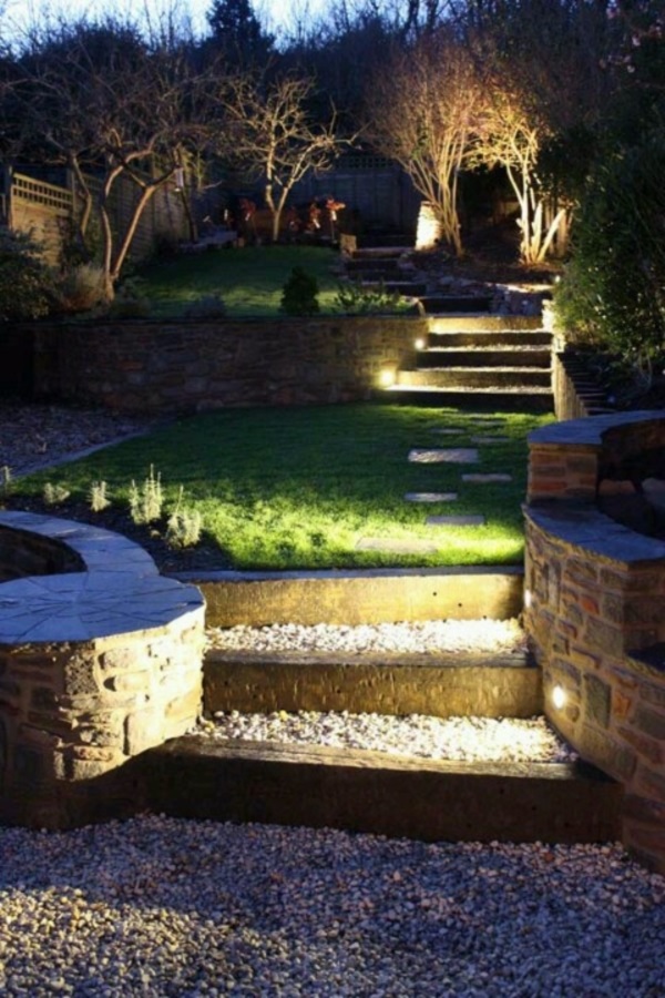 Cool Garden Stair Ideas For Inspiration (9)