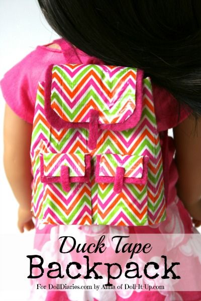 duct tape crafts backpack