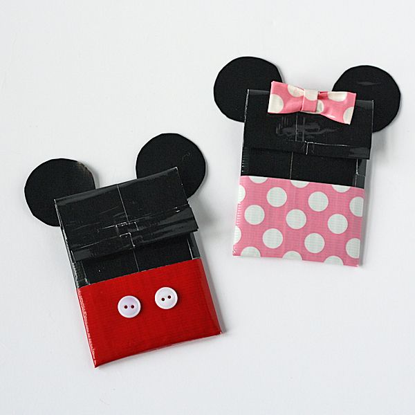 duct tape crafts gift card holders