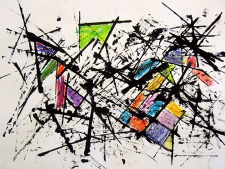 easy abstract painting ideas 12
