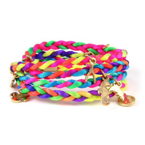 neon wrap friendship bracelet