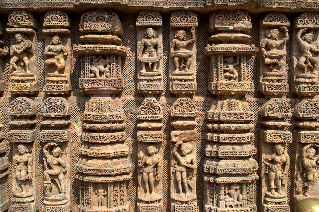 Wall carvings Sun Temple