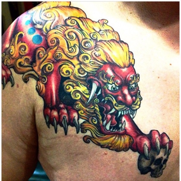 foo dog tattoo designs (12)