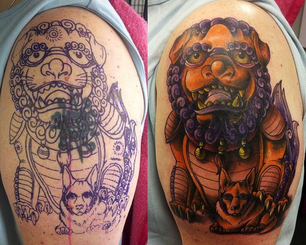 foo dog tattoo designs (18)