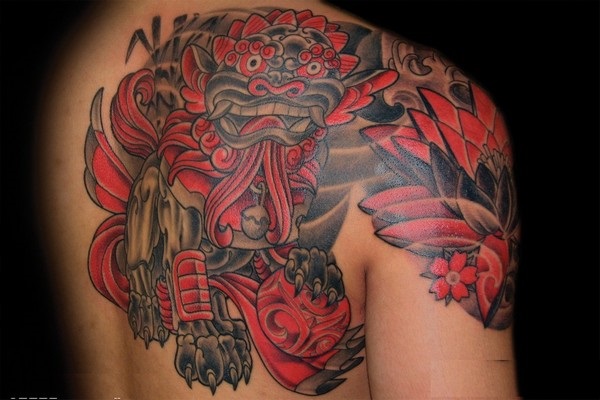 foo dog tattoo designs (27)