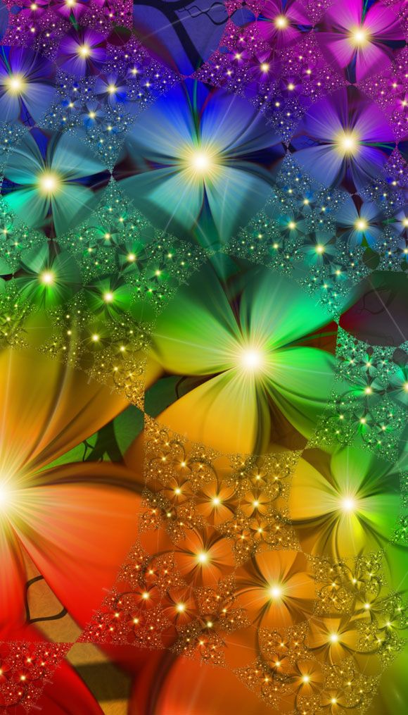 fractal art flowers 5