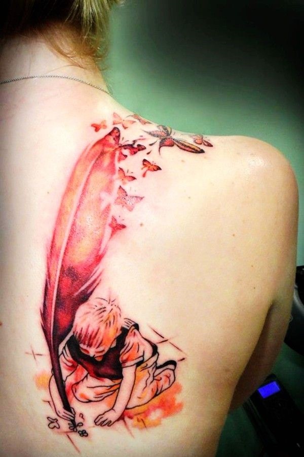 Impossibly Pretty Shoulder Tattoo Designs For Girls (19)