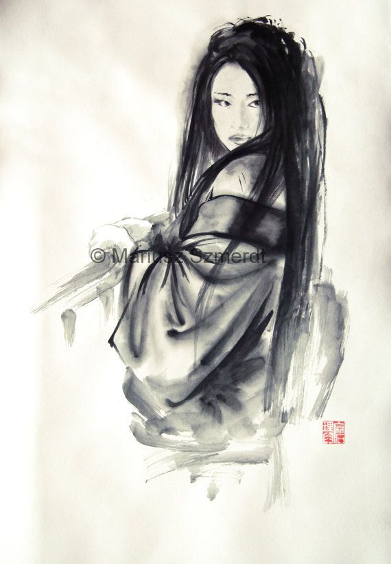 japanese ink painting 3