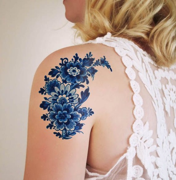 Insanely Gorgeous Blue Tattoos in Trend (1)