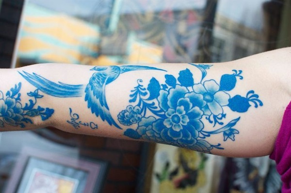 Insanely Gorgeous Blue Tattoos in Trend (14)