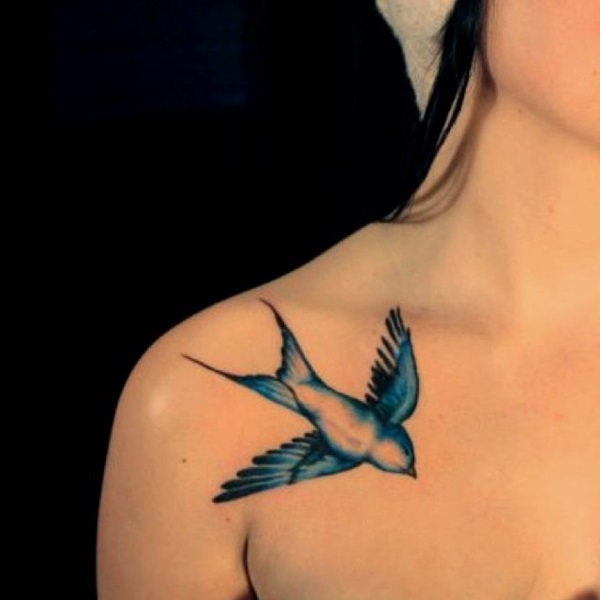 Insanely Gorgeous Blue Tattoos in Trend (15)