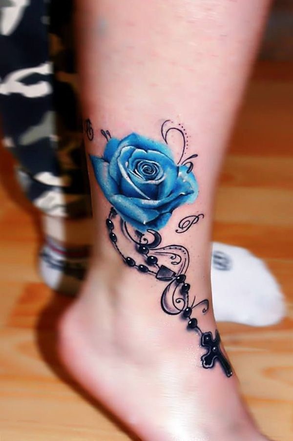 Insanely Gorgeous Blue Tattoos in Trend (25)