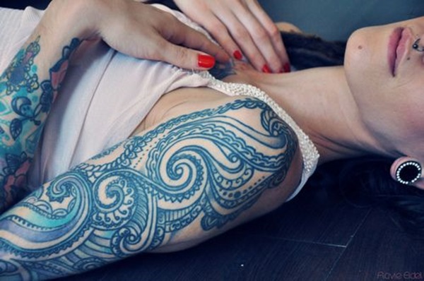 Insanely Gorgeous Blue Tattoos in Trend (33)