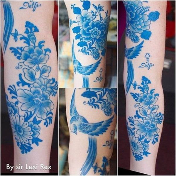 Insanely Gorgeous Blue Tattoos in Trend (44)