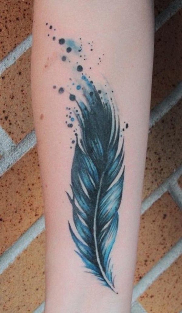 Insanely Gorgeous Blue Tattoos in Trend (45)