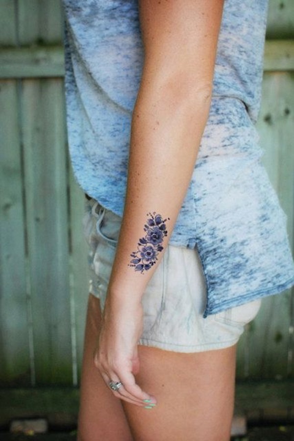 Insanely Gorgeous Blue Tattoos in Trend (46)