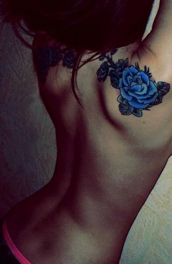 Insanely Gorgeous Blue Tattoos in Trend (6)