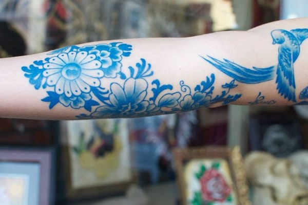 Insanely Gorgeous Blue Tattoos in Trend (9)