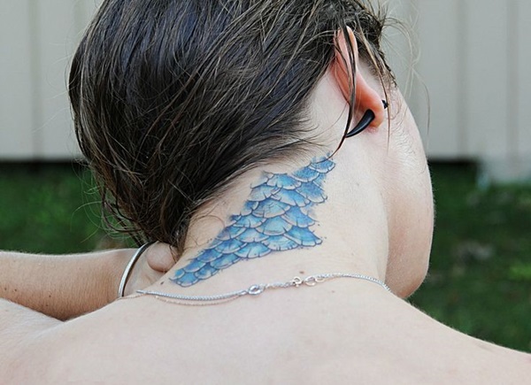Mermaid Scales Tattoo Designs For Girls (11)