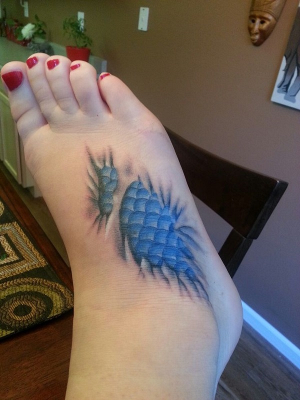 Mermaid Scales Tattoo Designs For Girls (19)