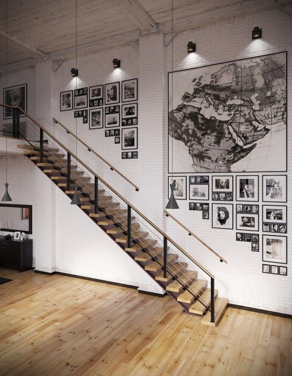 Must Try Stair Wall Decoration Ideas (35)