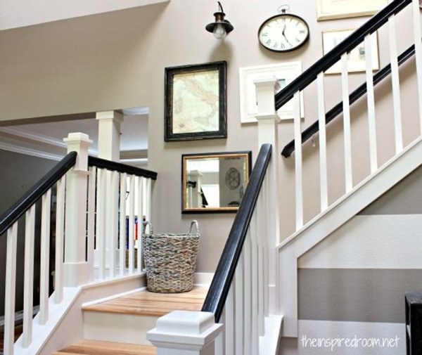 Must Try Stair Wall Decoration Ideas (7)