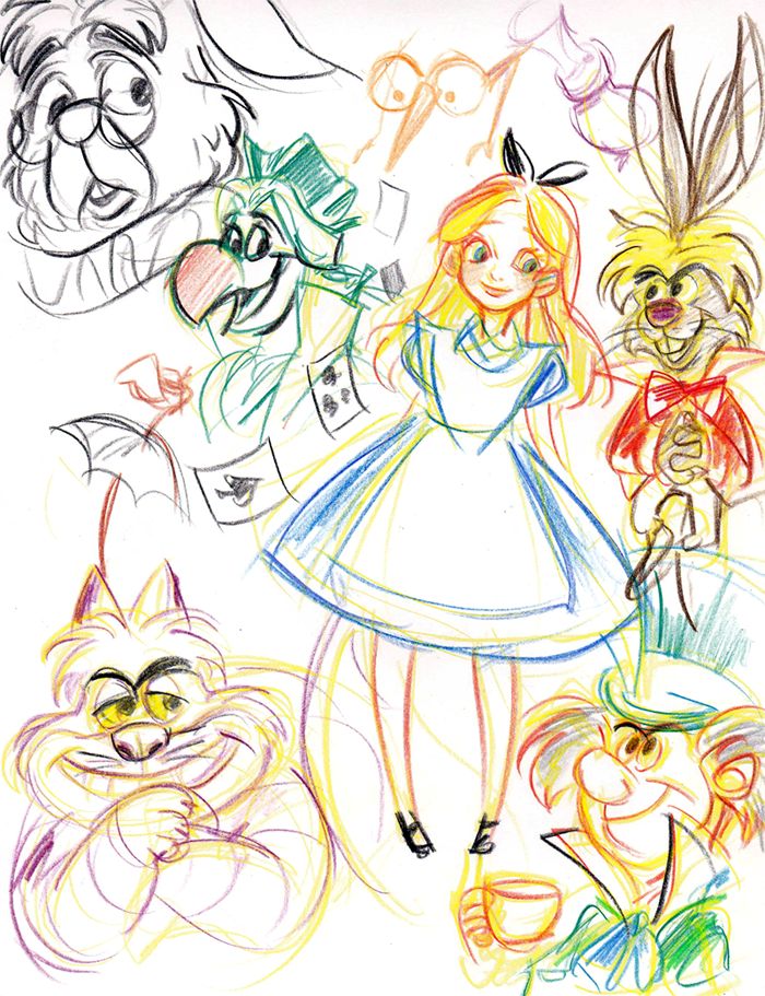 disney sketch art 25