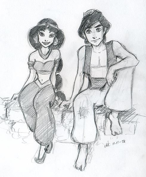 disney sketch art 28