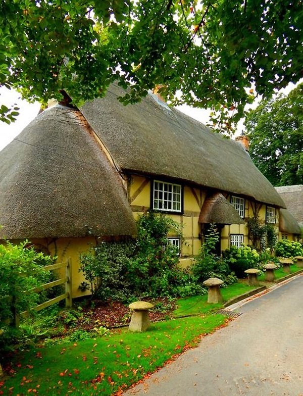 Beautiful thatch roof Cottage House Designs (11)