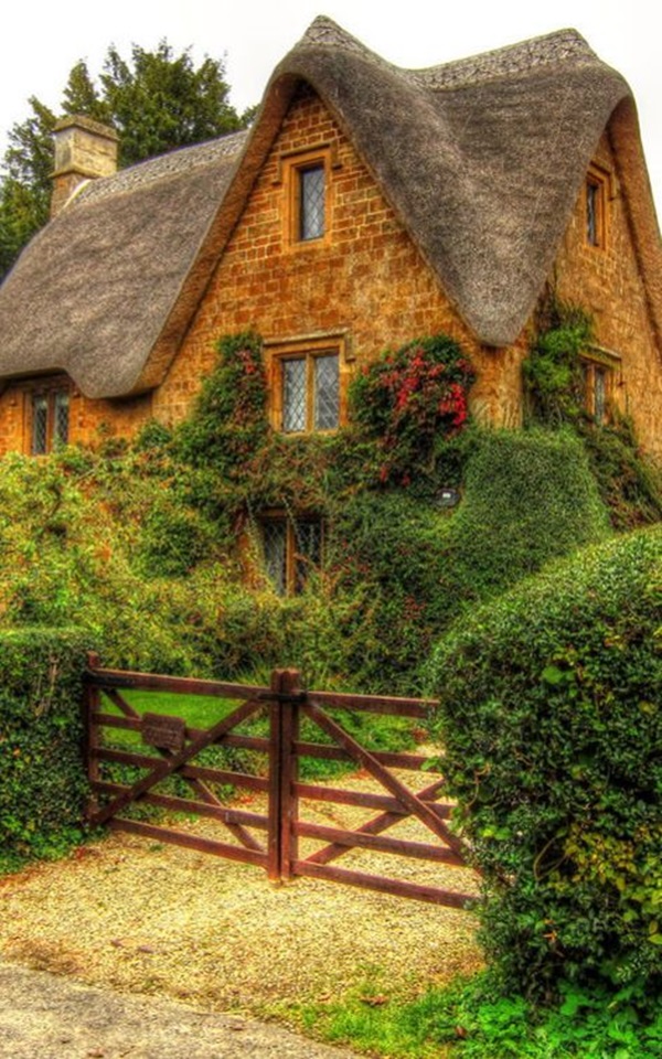 Beautiful thatch roof Cottage House Designs (8)