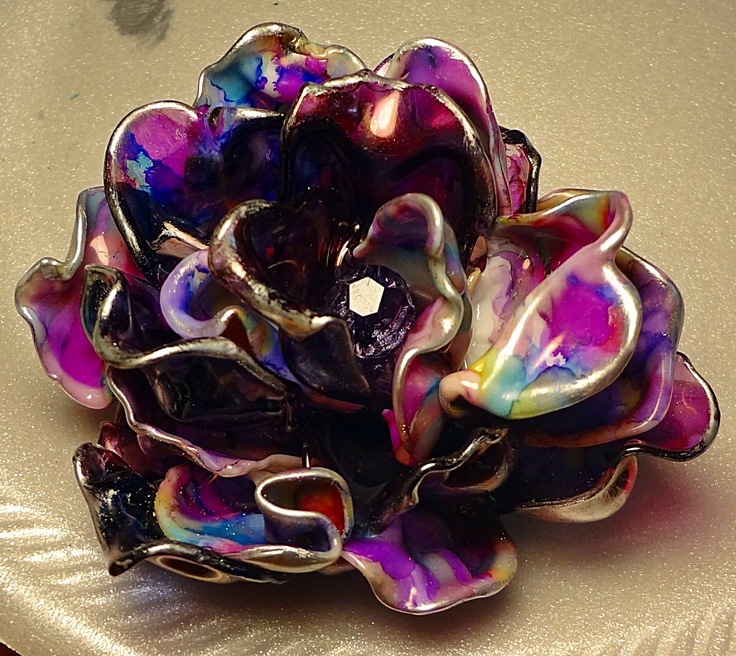 plastic flower art 24