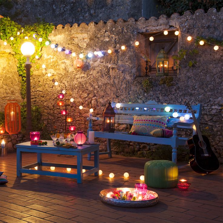 terrace lighting ideas 23