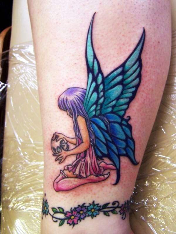 Adorable Fairy Tattoo Designs (19)