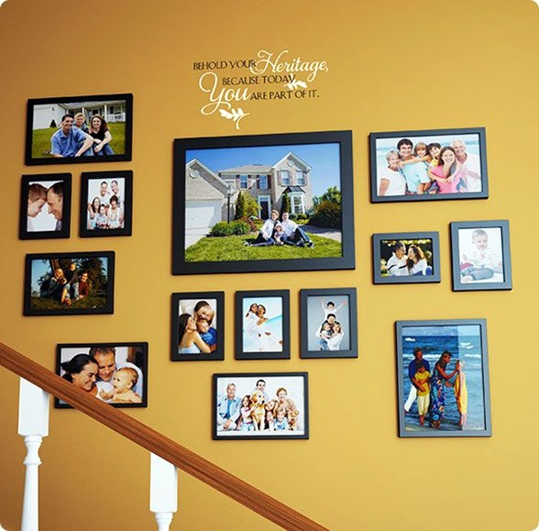 Best Family Picture Wall Decoration Ideas (15)