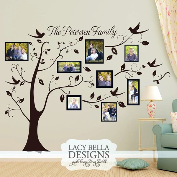 Best Family Picture Wall Decoration Ideas (24)