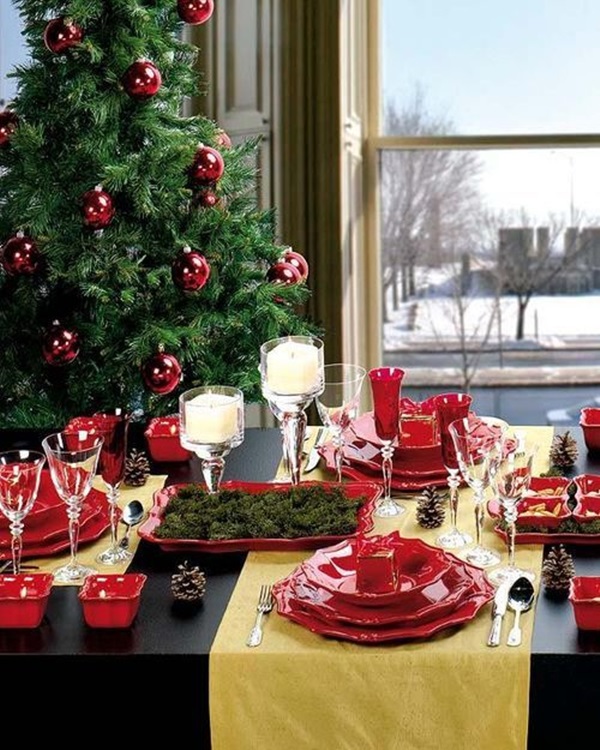 christmas table decoration ideas (6)