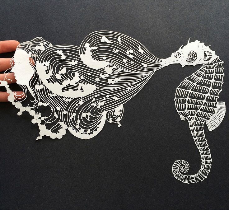 handcut paper art 21