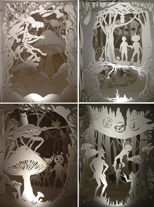 handcut paper art 22