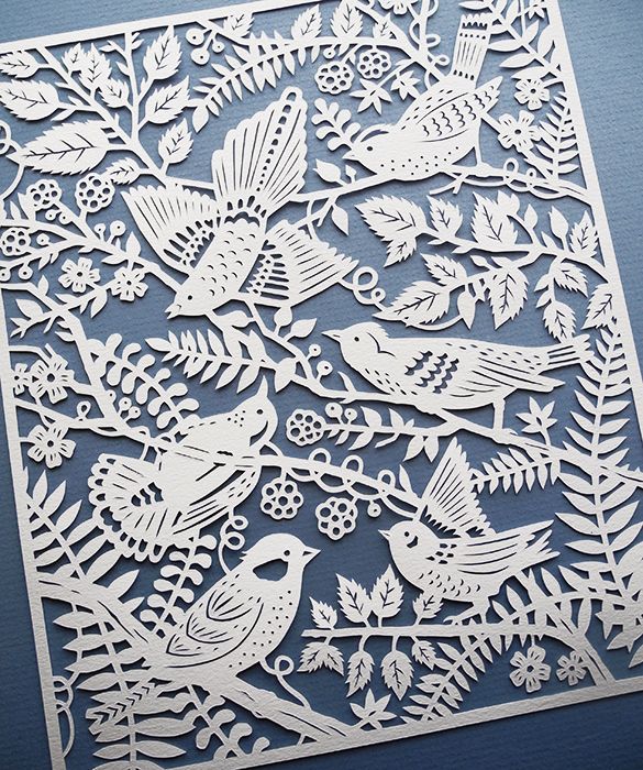 handcut paper art 3