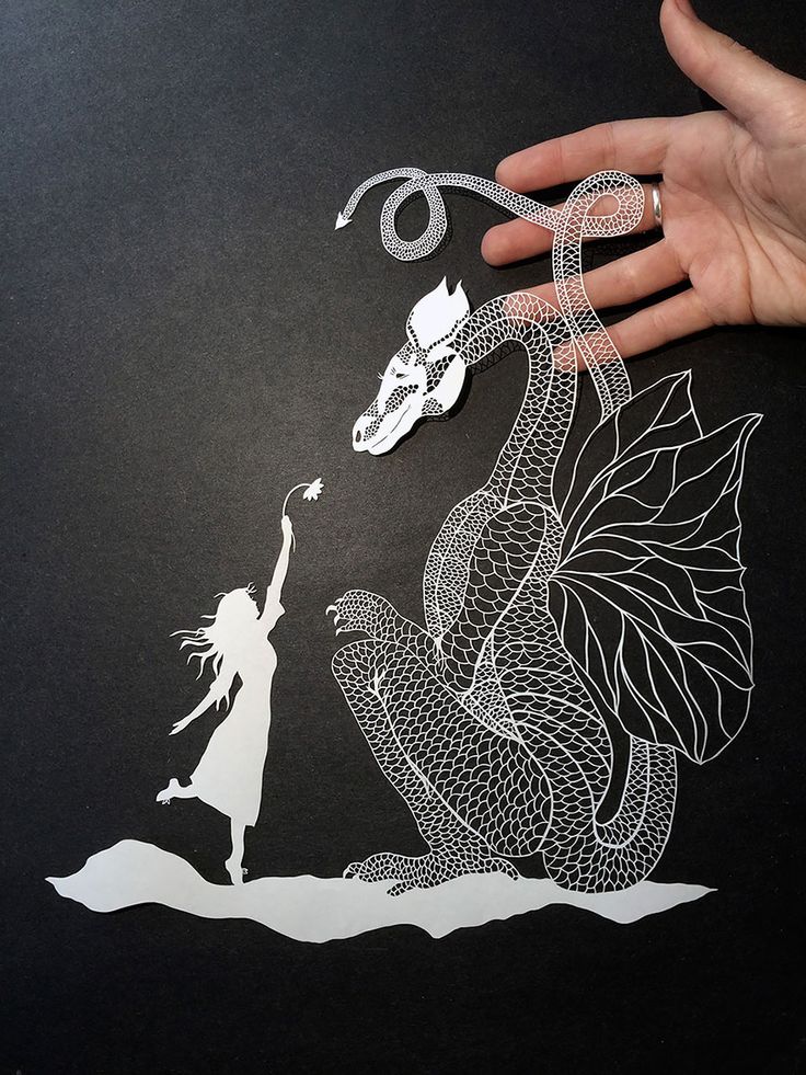 handcut paper art 7