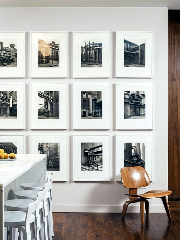 Unique wall photo display Ideas For You (15)
