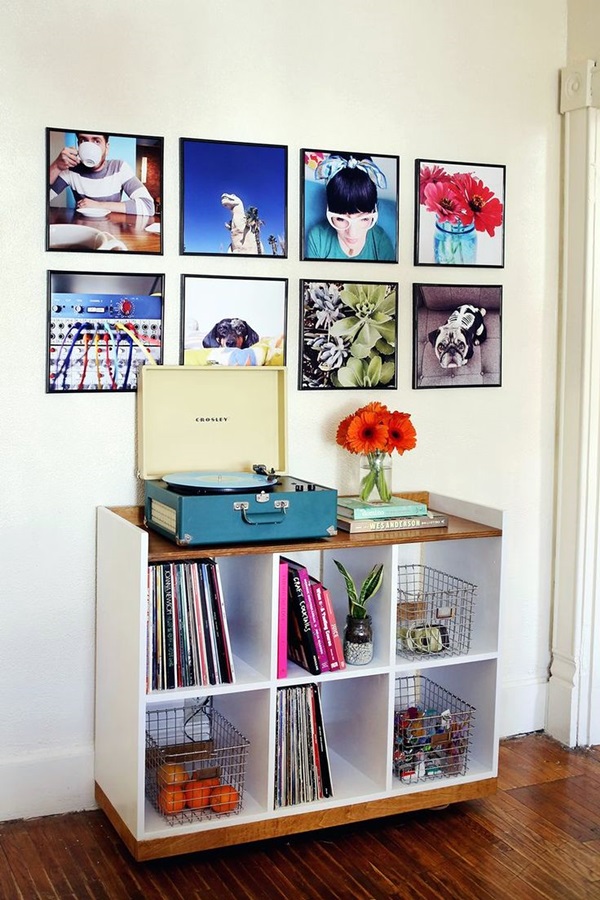 Unique wall photo display Ideas For You (20)