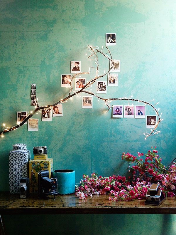 Unique wall photo display Ideas For You (23)