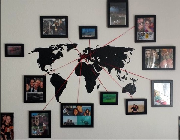 Unique wall photo display Ideas For You (31)