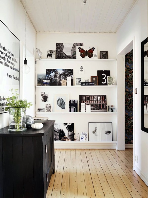 Unique wall photo display Ideas For You (40)