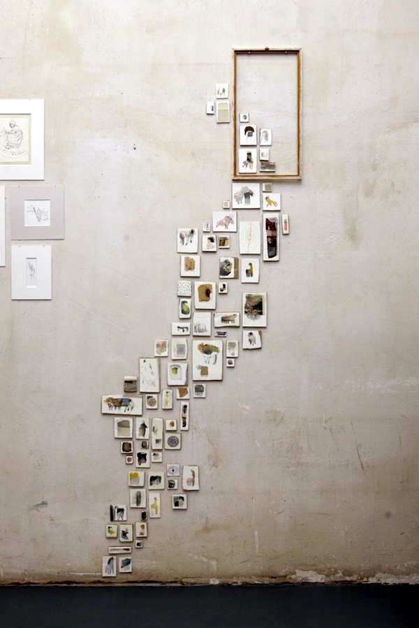 Unique wall photo display Ideas For You (42)