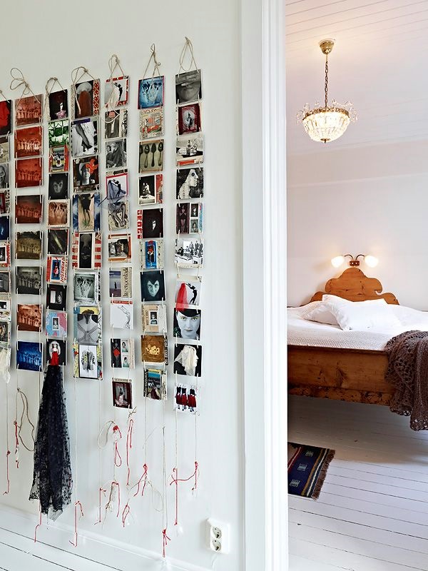 Unique wall photo display Ideas For You (43)