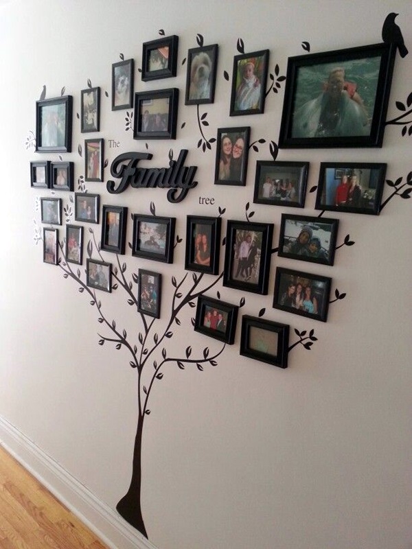 Unique wall photo display Ideas For You (5)