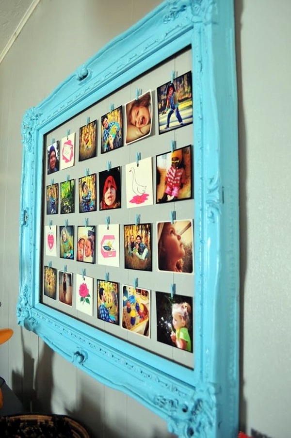 Unique wall photo display Ideas For You (6)